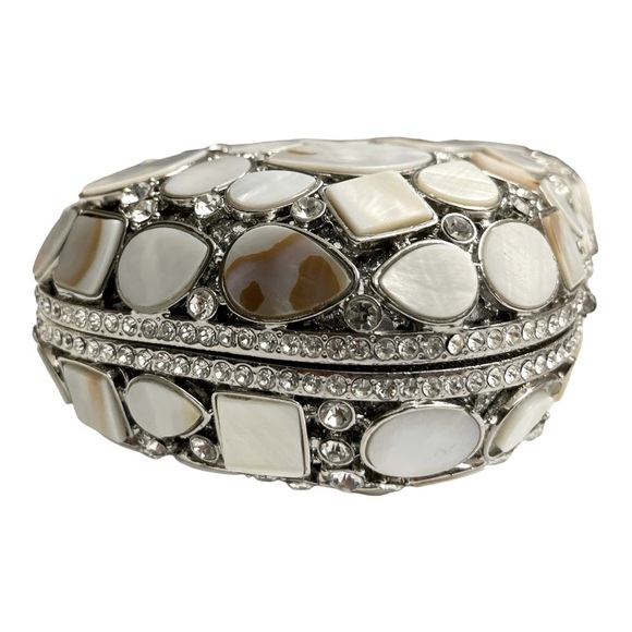 Boutique De FGG Synthetic Shell Evening Bags and Clutches Rhinestone - Picture 5 of 10